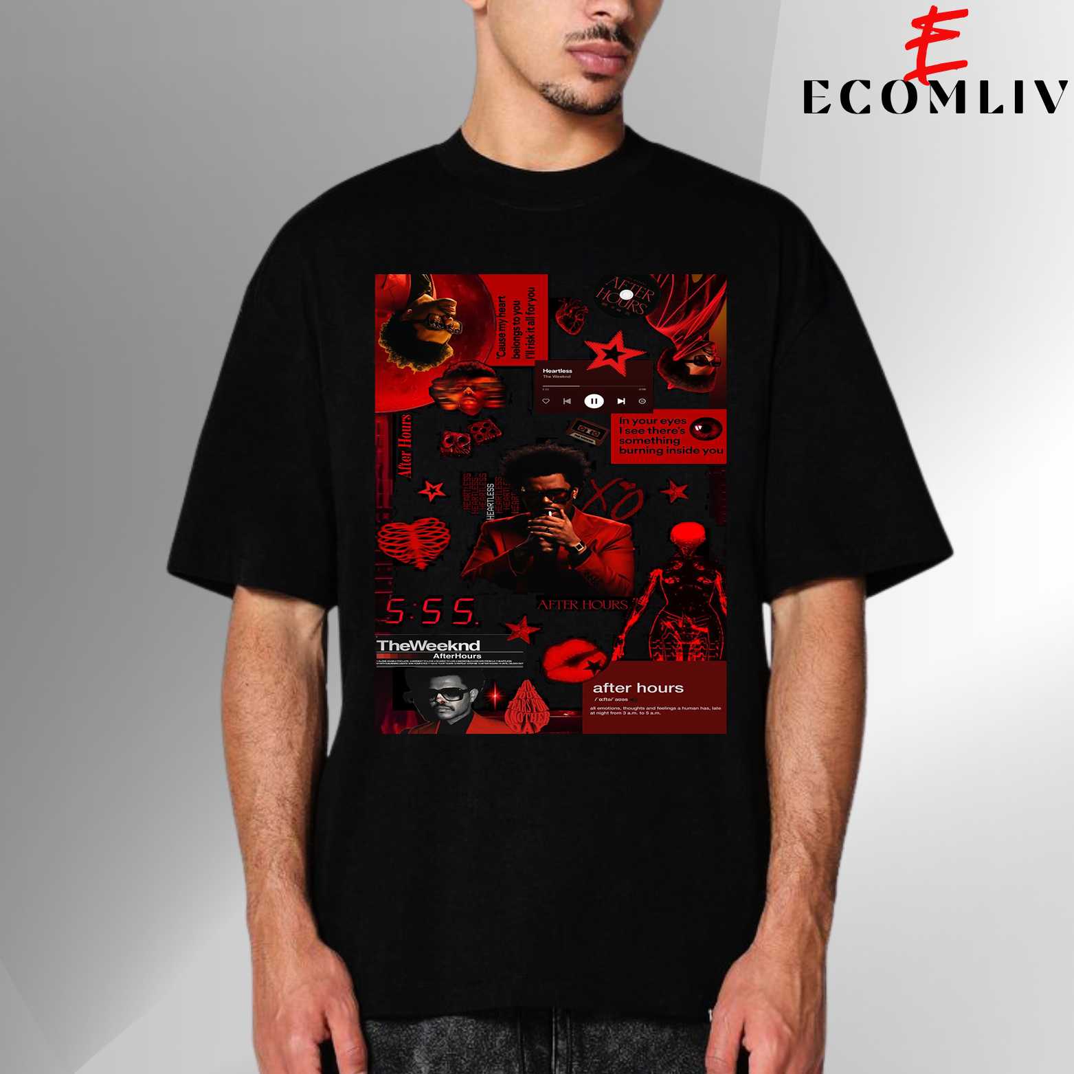 The Weeknd After Hours Graphic Shirt, Unisex Tee